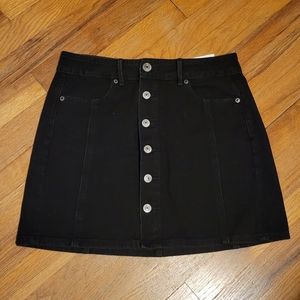 American Eagle button front mini skirt